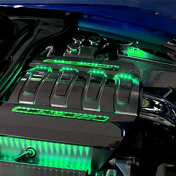American Car Craft® - Illuminated Polished Fuel Rail Covers