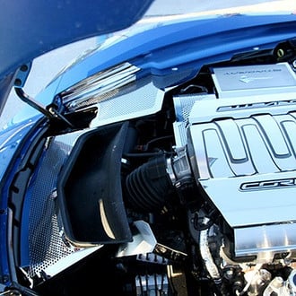 ACC® - Brushed Fuel Rail Insert "Corvette" Lettering