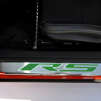 ACC® - Brushed/Polished Door Sills with Synergy Green RS Logo