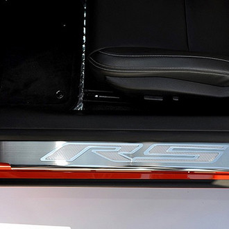 ACC® - Brushed/Polished Door Sills with White RS Logo