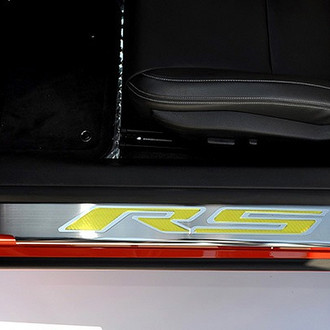 ACC® - Brushed/Polished Door Sills with Yellow RS Logo