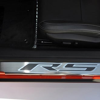 ACC® - Brushed/Polished Door Sills with Black RS Logo