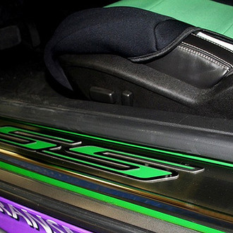 ACC® - Brushed/Polished Door Sills with Synergy Green SS Logo