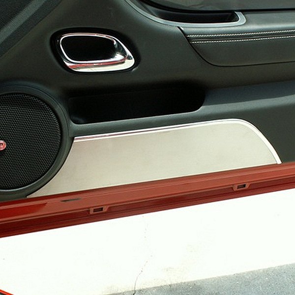 American Car Craft® - Brushed Door Panel Kick Plates
