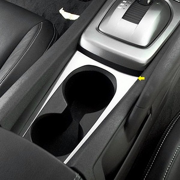 American Car Craft® - Brushed Cup Holder Trim Plate