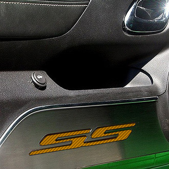 ACC® - GM Licensed Brushed Door Panel Kick Plates with SS Logo