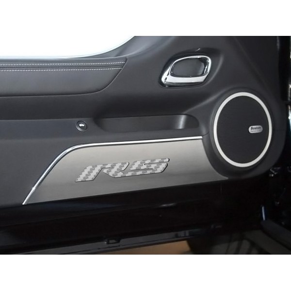 American Car Craft® 101018WHT GM Licensed Brushed Door Panel Kick