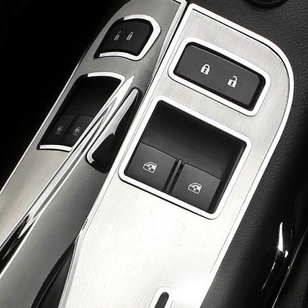 American Car Craft® - Brushed Door Handle Pull / Switch Deluxe Trim Plate