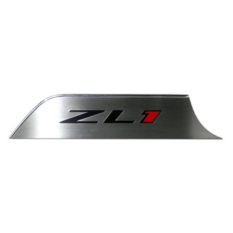 ACC® - GM Licensed Brushed Door Panel Kick Plates with ZL1 Logo