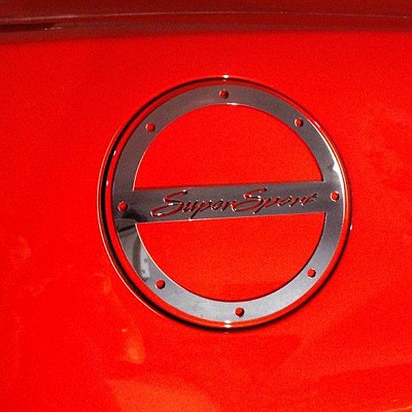 American Car Craft® - GM Licensed Polished Gas Cap Cover with Super Sport Logo