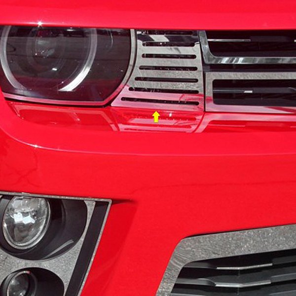 American Car Craft® 102063 Polished Front Bumper Turn Signal Covers