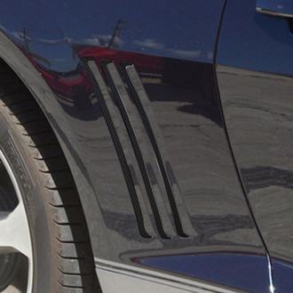 ACC® - Carbon Fiber Rear Side Fender Vent Grille Vinyl Inserts