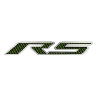 ACC® - GM Licensed Series Brushed Hood Emblem with Synergy Green Solid RS Logo
