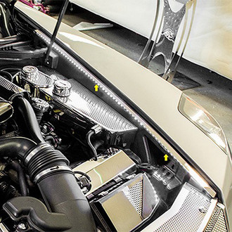 ACC® - White Illuminated Polished Fender Caps
