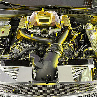 ACC® - Perforated Yellow Illuminated Polished Plenum Cover