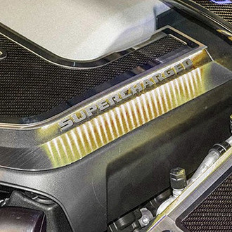 ACC® - Yellow Illuminated Brushed Engine Shroud Kit