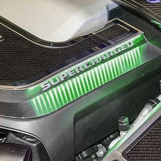 ACC® - Green Illuminated Polished Engine Shroud Kit