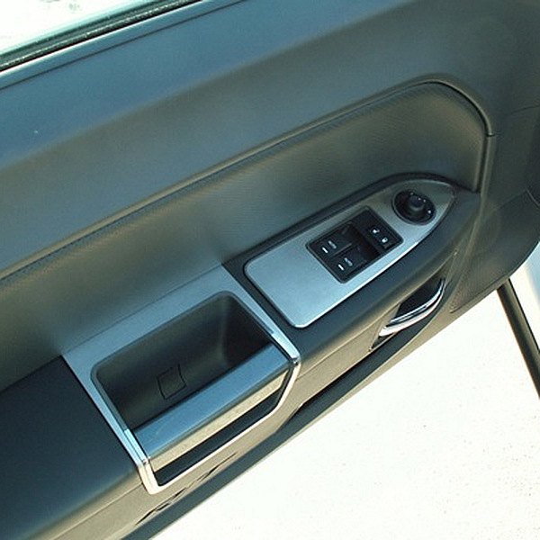 American Car Craft® - Brushed Door Arm Control Trim Plates