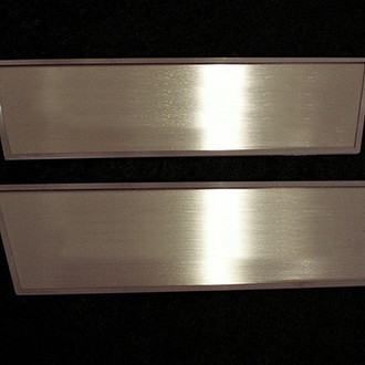 ACC® - Brushed Front Door Badge Plates