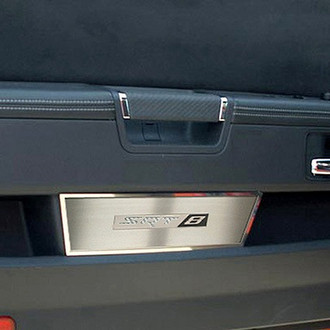 ACC® - MOPAR Licensed Brushed Door Badge Plates with White SRT8 Logo