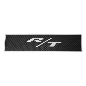 ACC® - MOPAR Licensed Carbon Fiber Front Door Badge Plates with R/T Logo