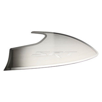 ACC® - Brushed Door Badge Plates with Polished SRT Logo