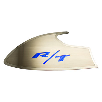 ACC® - Brushed Door Badge Plates with Blue RT Logo