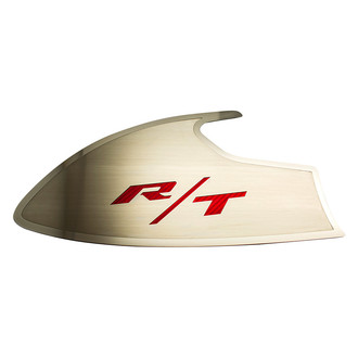 ACC® - Brushed Door Badge Plates with Red RT Logo