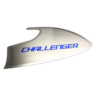 ACC® - Brushed Door Badge Plates with Blue Challenger Logo