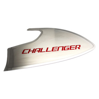 ACC® - Brushed Door Badge Plates with Red Challenger Logo