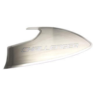 ACC® - Brushed Door Badge Plates with White Challenger Logo
