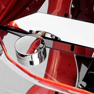 ACC® - Polished Anti Lock Brake/Washer Fluid Tank Cover with Cap with Cap