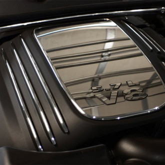 ACC® - "5.7L V8" Polished Engine Shroud Emblem