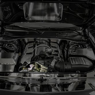 ACC® - Polished Engine Harness Cover with Perforated Trim