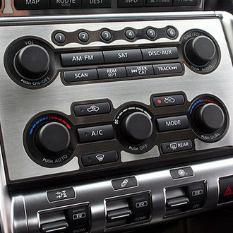 ACC® - Brushed/Polished A/C and Radio Control Trim Plate