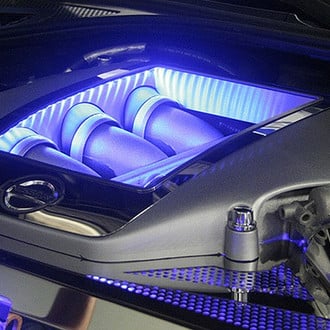 American Car Craft® - Illuminated Polished Engine Shroud Cover