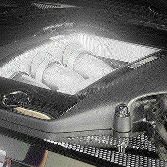 ACC® - White Illuminated Polished Engine Shroud Cover