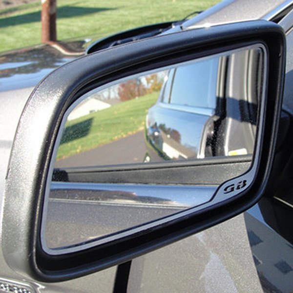 American Car Craft® - Brushed Side View Mirror Trim with G8 Logo