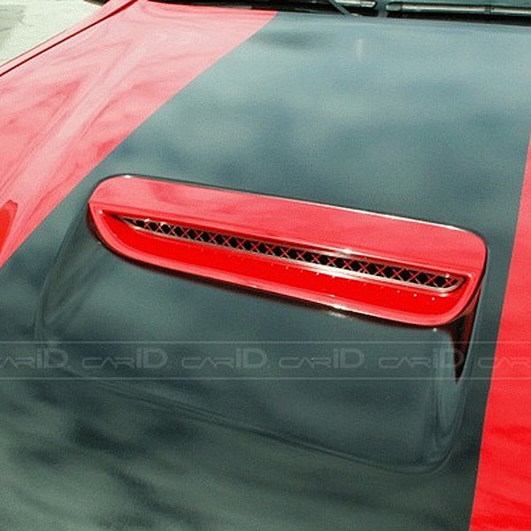 American Car Craft® - Laser Mesh Polished Hood Air Vent Inserts