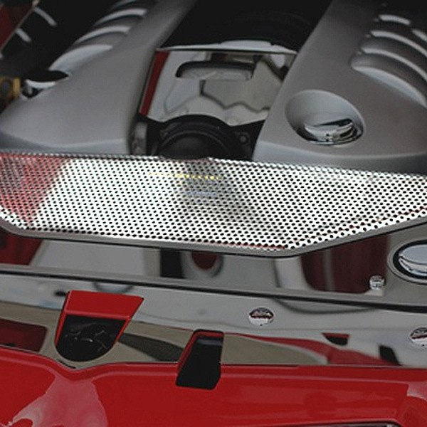 American Car Craft® - Perforated Polished Air Capacitor Cover