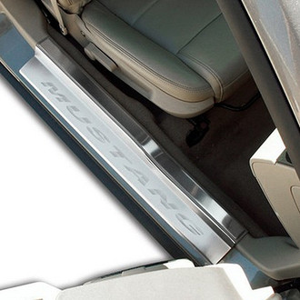 ACC® - Brushed Door Sills with Mustang Logo