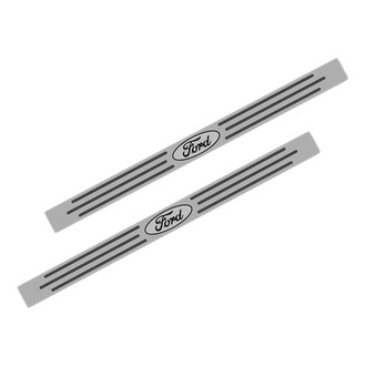 ACC® - Polished Door Sills with Carbon Fiber Ford Logo