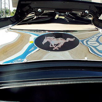 ACC® - Polished Trunk Panel with Pony Emblem and Trim Ring