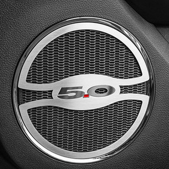 American Car Craft® - Lower Door Speaker Trim Kit with Logo