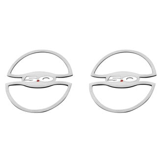 ACC® - Brushed Lower Door Speaker Trim Rings with 5.0 Logo
