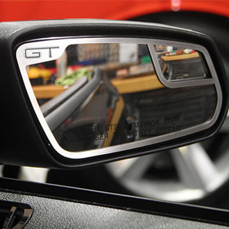 ACC® - Brushed Side View Mirror Trim with GT Logo