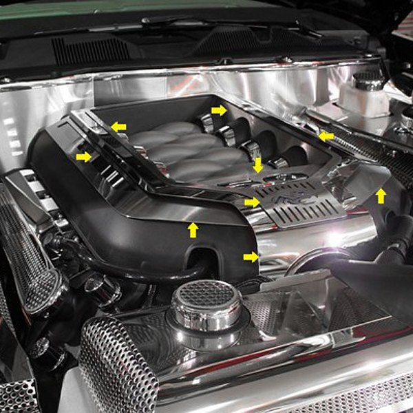 American Car Craft® - Non-Illuminated Polished Engine Shroud Covers