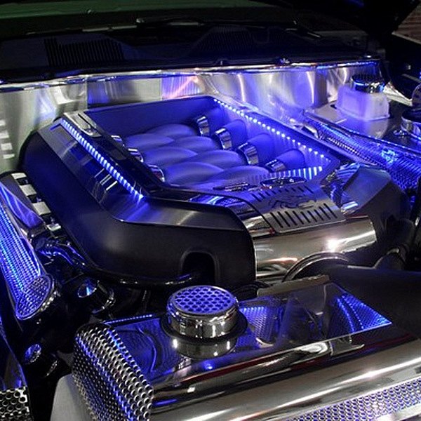 American Car Craft® - Illuminated Polished Engine Shroud Cover