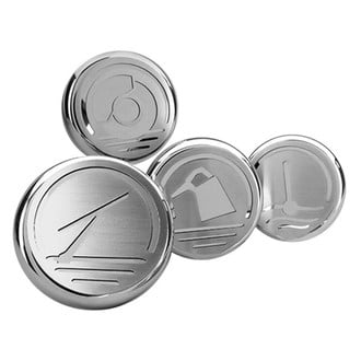 ACC® - Polished Cap Cover Set w/o Power Steering Fluid Cap Cover