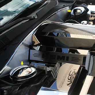 ACC® - Chrome Shock Tower Cap Set